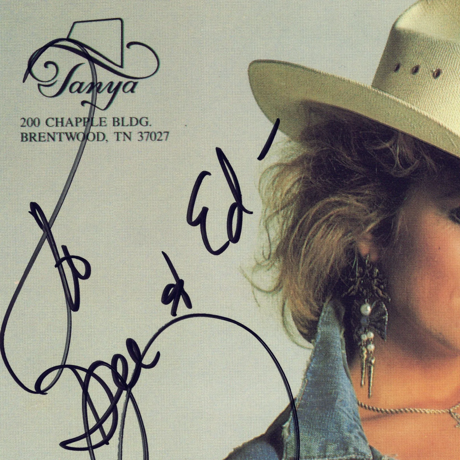 Tanya Tucker Signed Autograph 8x10 Color Promo Photo Vintage, изображение 4