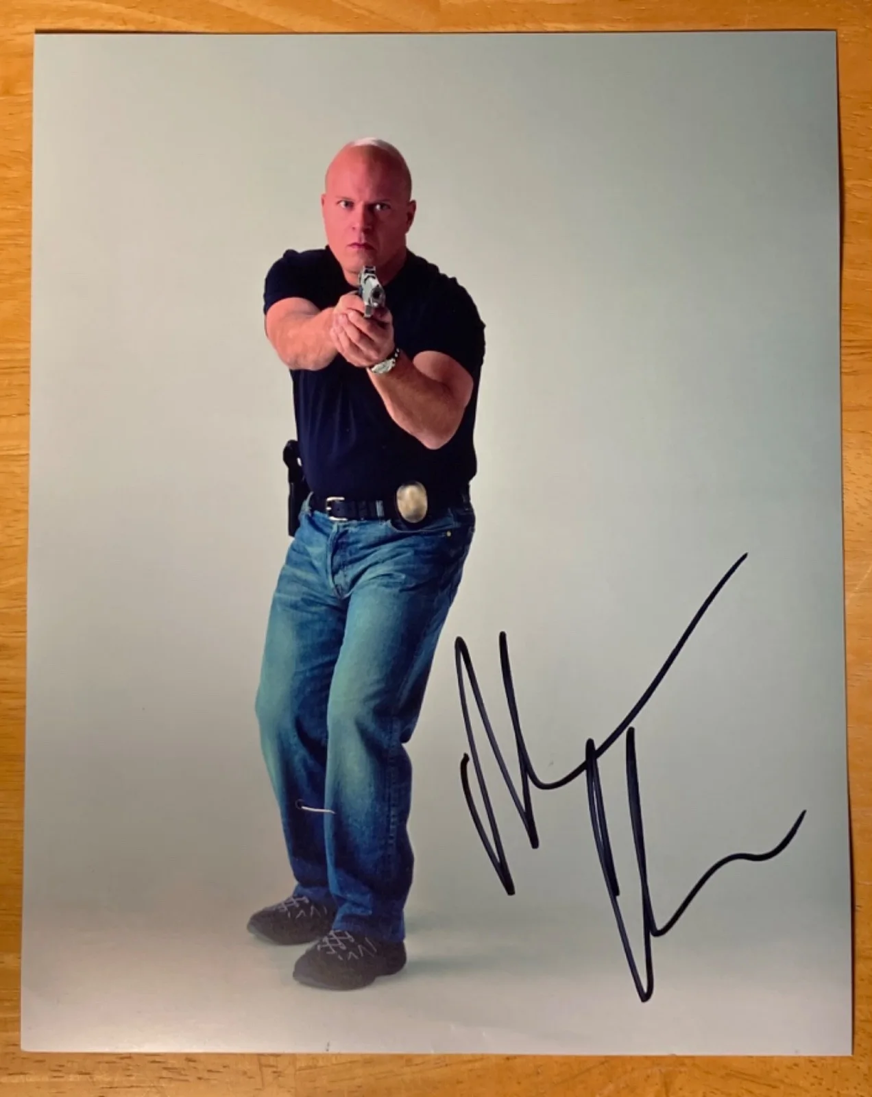 Hand SIGNED Michael Chiklis 8x10 Photo - The Shield, The Commish, The Thing, etc, изображение 2