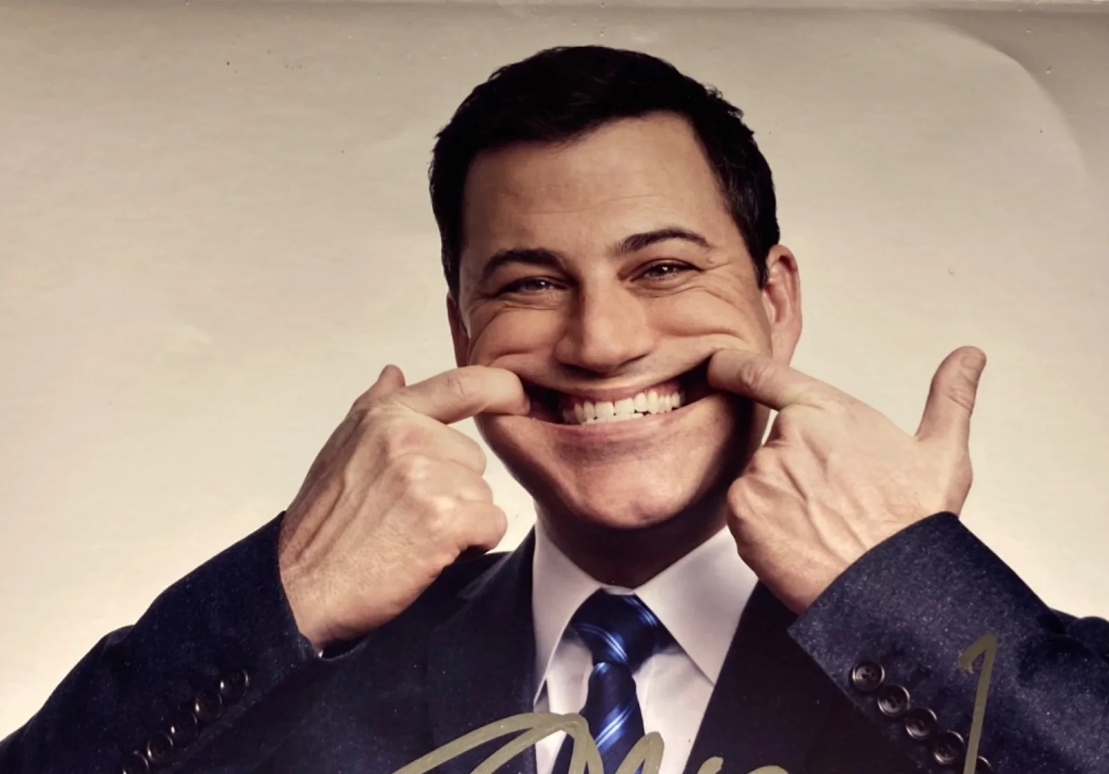 Hand SIGNED Jimmy Kimmel 10x8 Photo LIVE Late Night TV Host, image 4