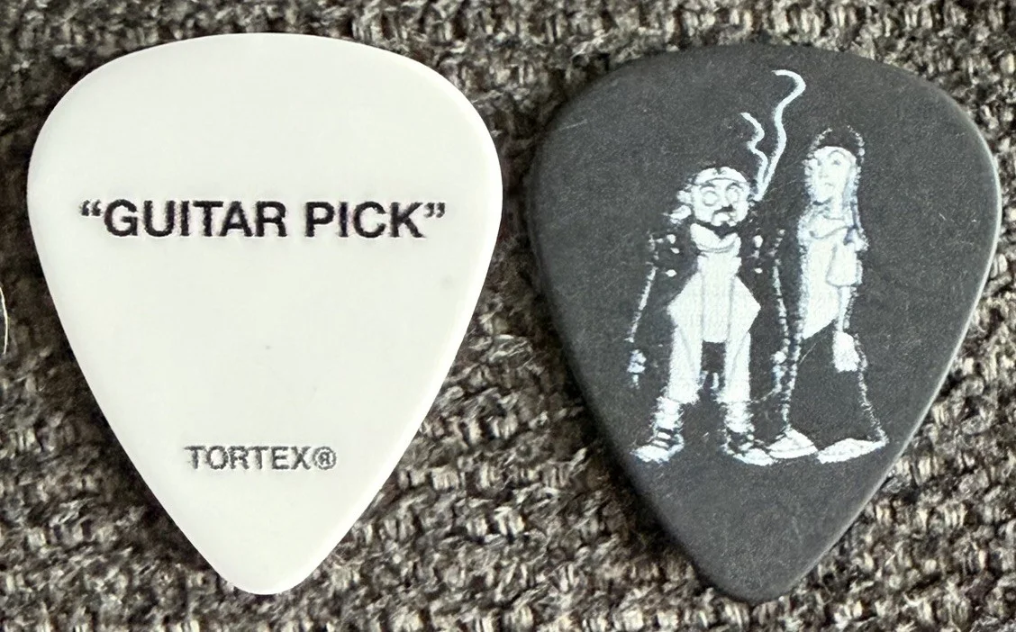 A DAY TO REMEMBER ADTR Guitar Pick KEITH SKAFF Tour EFFIN + KS Picks Plectrum, изображение 2