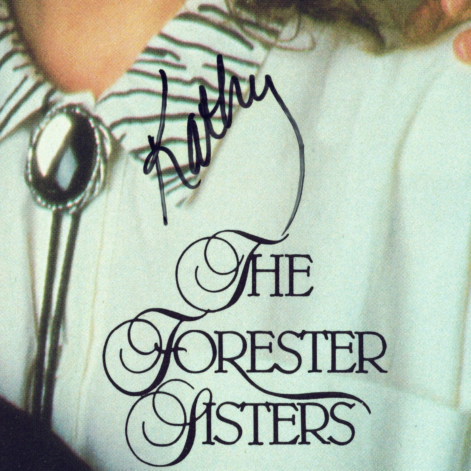 Forester Sisters all 4 Signed Autographs 8x10 Color Promo Photo VTG, изображение 4