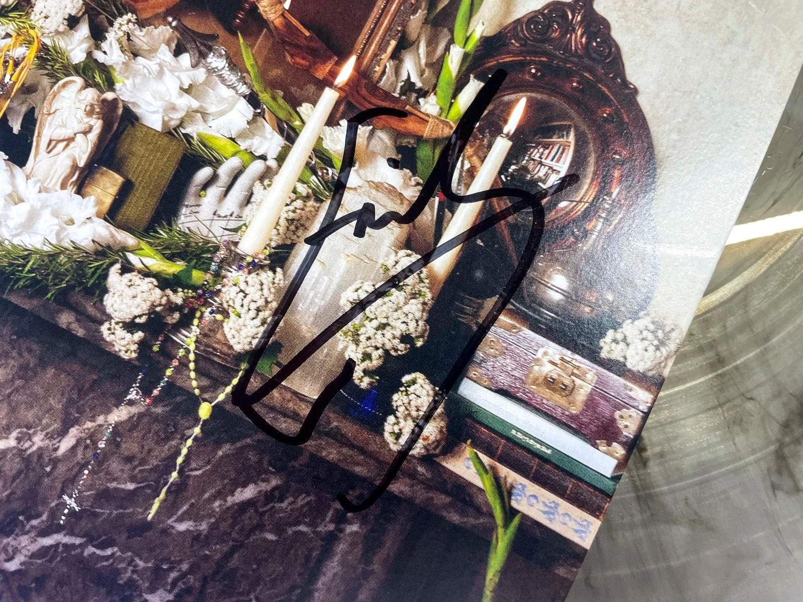 The Last Dinner Party x5 Band Signed PRELUDE TO ECSTACY Marble Vinyl Album JSA, изображение 4