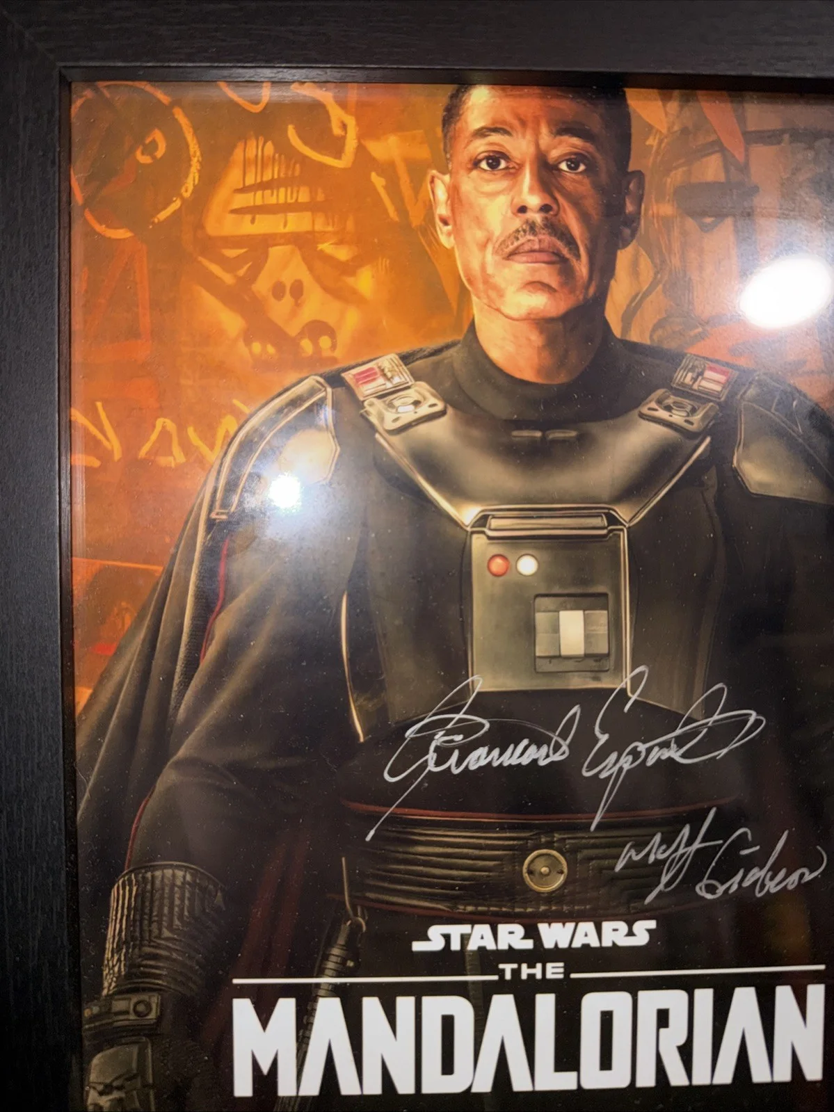 Giancarlo Esposito — Giancarlo Esposito "The Mandalorian" AUTOGRAPH Signed 8x10 Photo JSA COA W/FRAME, image 5