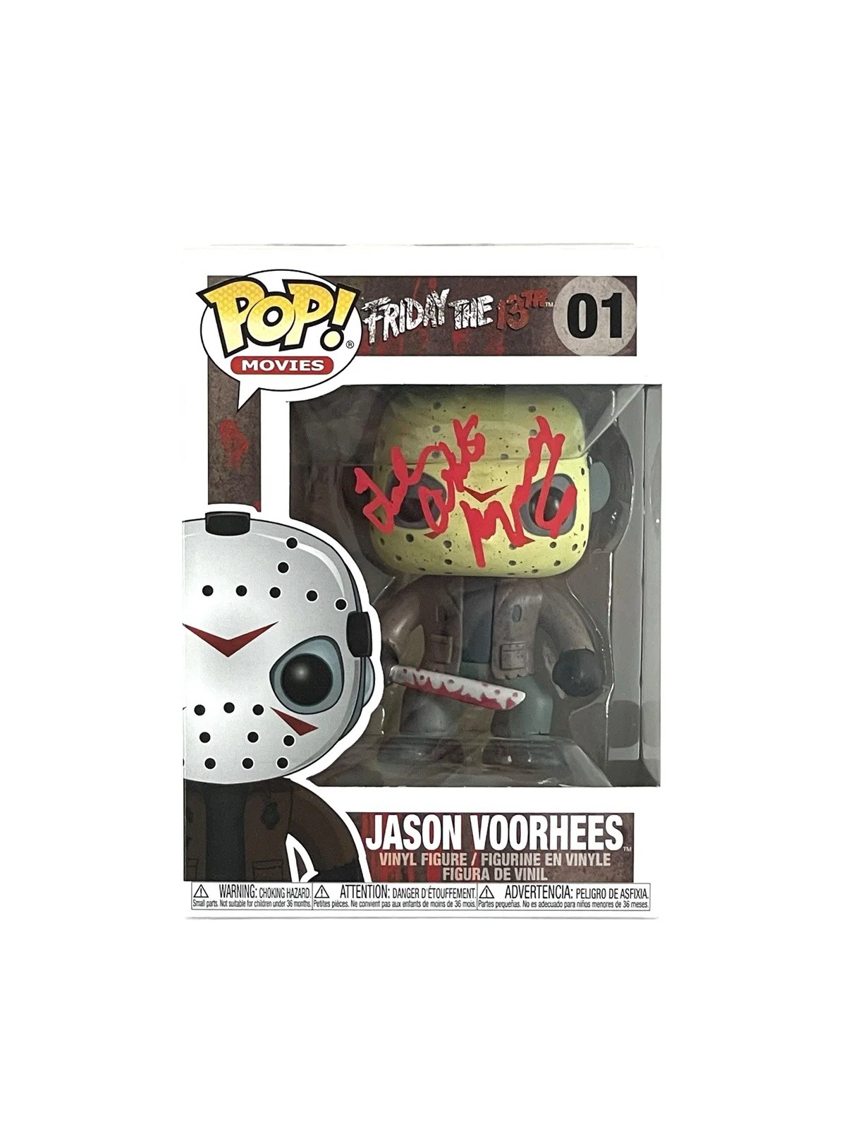 Ted White — Friday the 13th Part 4 Final Chapter Ted White Signed Jason Voorhees Funko Pop, image 2