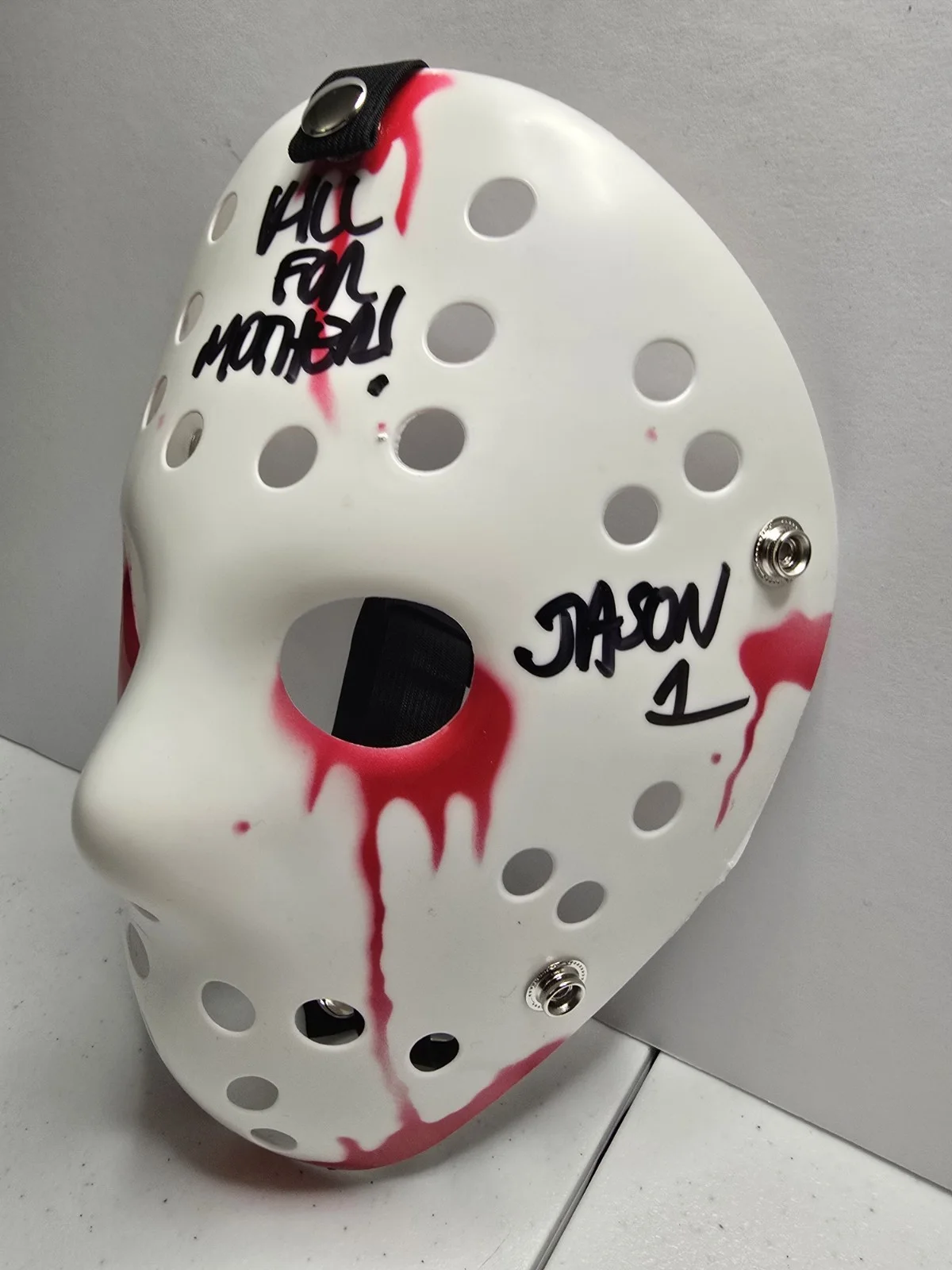 Ari Lehman — Ari Lehman Signed Jason Voorhees Mask Beckett Certified, изображение 2