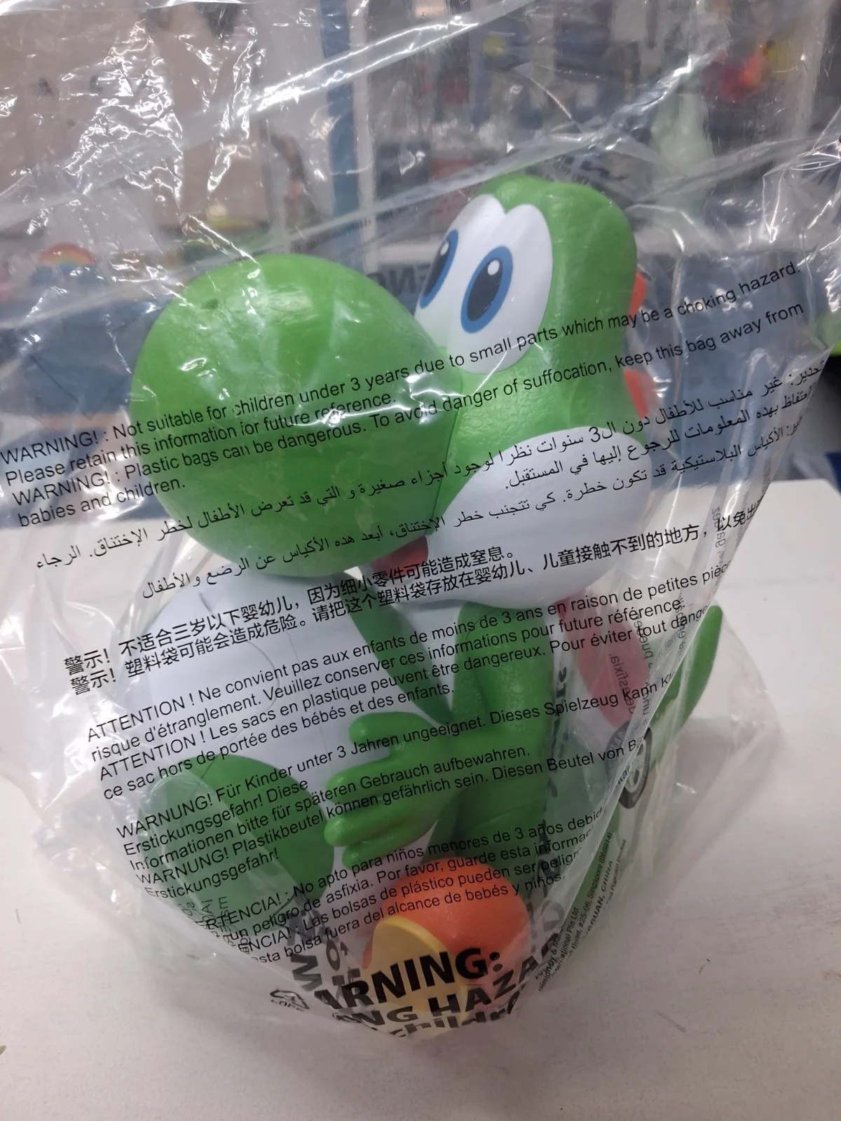 Super Mario Galaxy Yoshi Popcorn Bucket Sealed., image 2