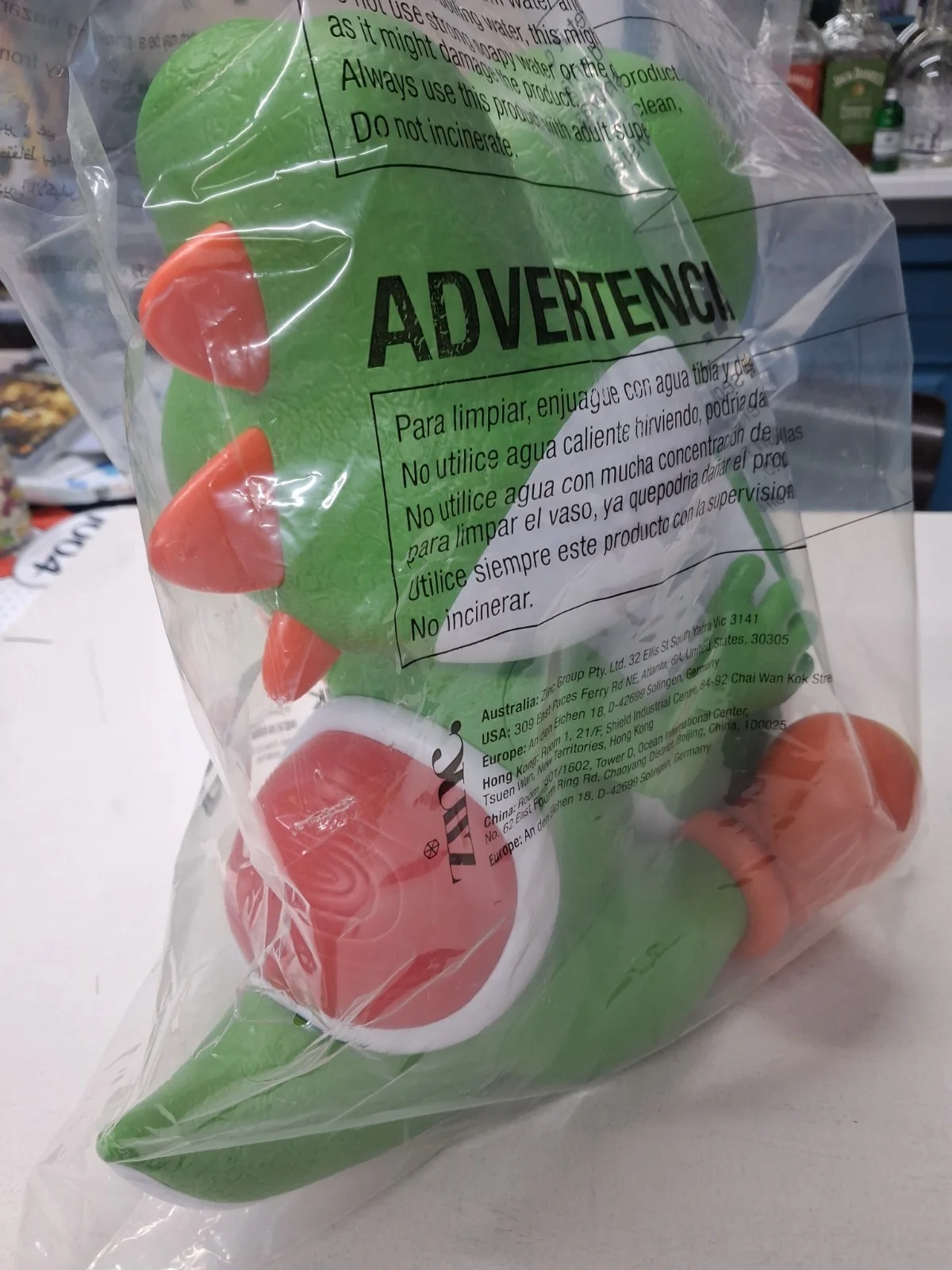 Super Mario Galaxy Yoshi Popcorn Bucket Sealed., image 3