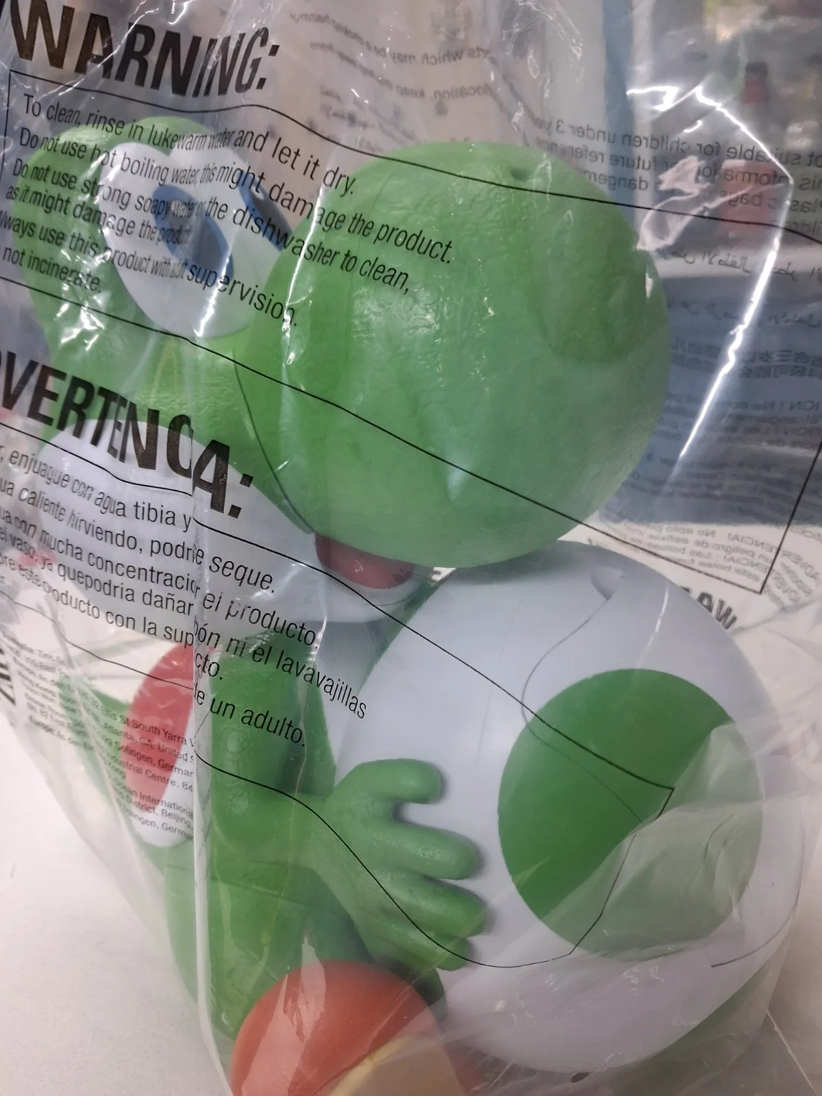 Super Mario Galaxy Yoshi Popcorn Bucket Sealed., image 4