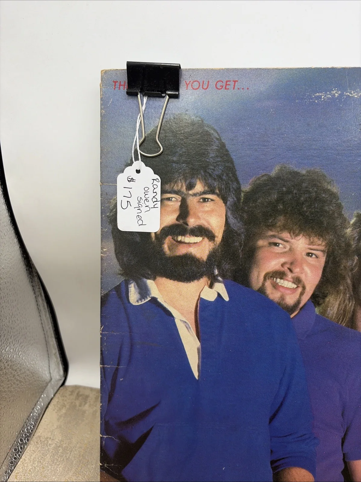 Randy Owen Signed Autographed Alabama Album The Closer You Get, изображение 3