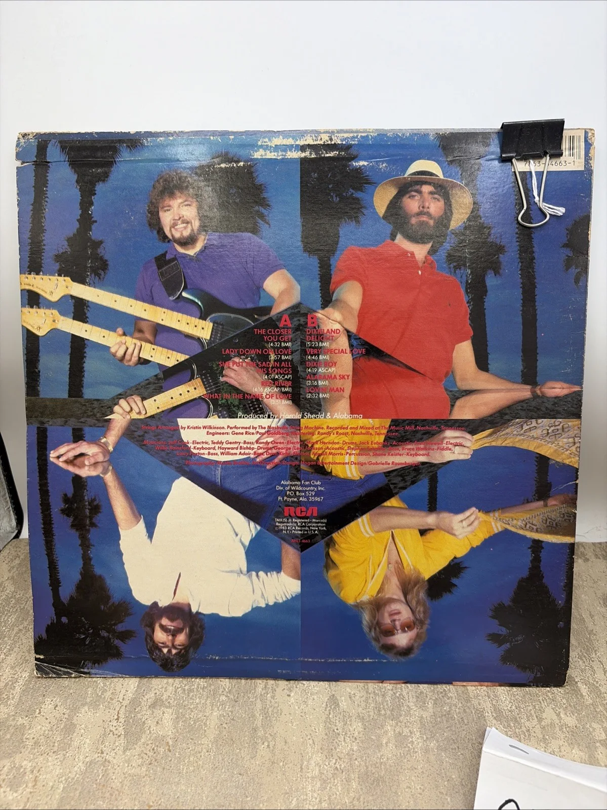 Randy Owen Signed Autographed Alabama Album The Closer You Get, изображение 5