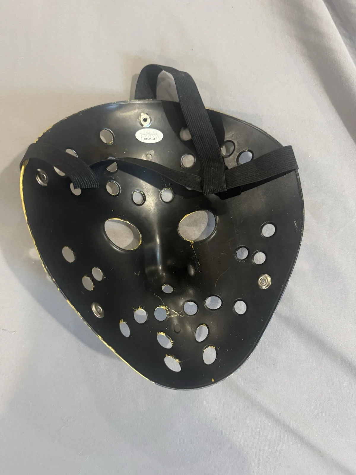 Ari Lehman Autographed/Signed Friday The 13th Gold Mask Jason Beckett Auth, изображение 3
