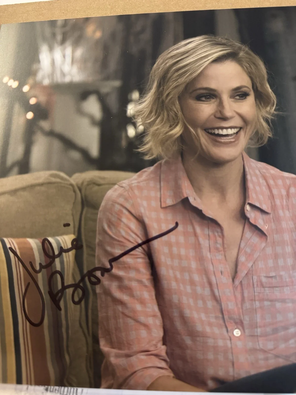 Julie Bowen — Julie Bowen Signed 8x10 Photo Autograph Happy Gilmore Actress JSA COA, image 2