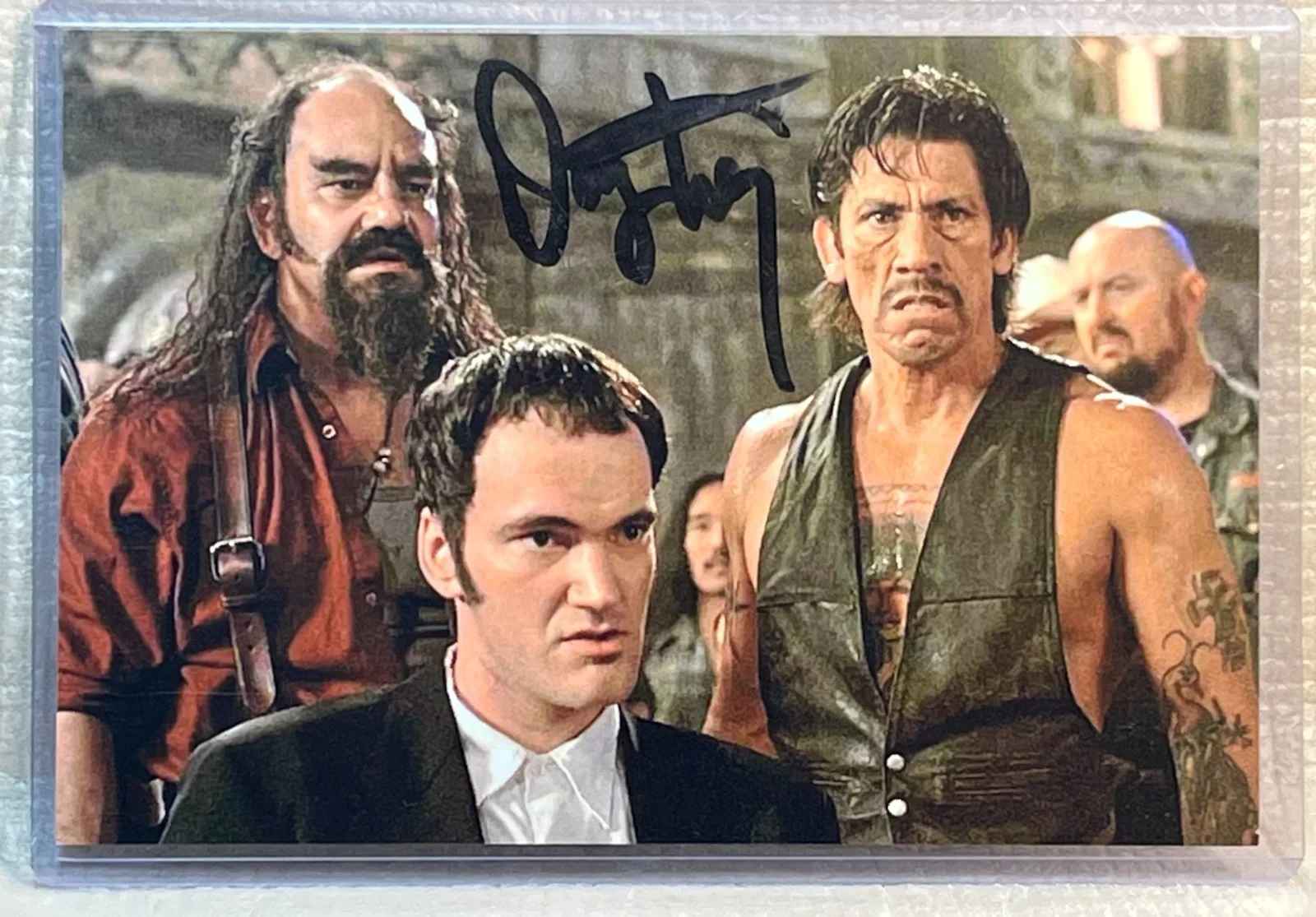 DANNY TREJO — DANNY TREJO "FROM DUSK TILL DAWN" SIGNED 4X6 JSA CERTIFIED, image 2