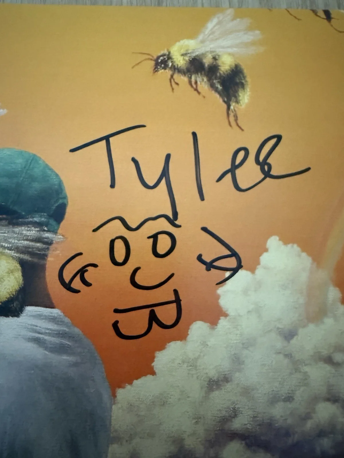 Tyler, The Creator Flower Boy Original Album Signed Autograph, изображение 2
