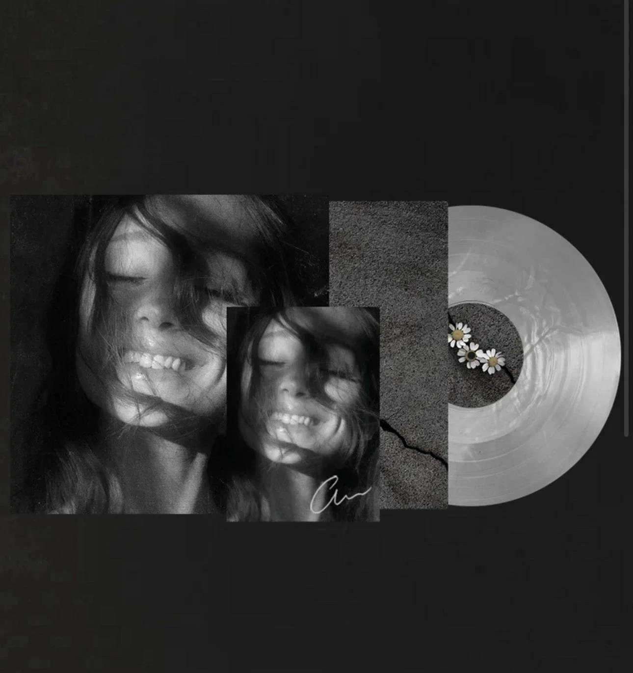 Ariana Grande Petal SIGNED Vinyl Translucent Pearly White LP PREORDER, image 2