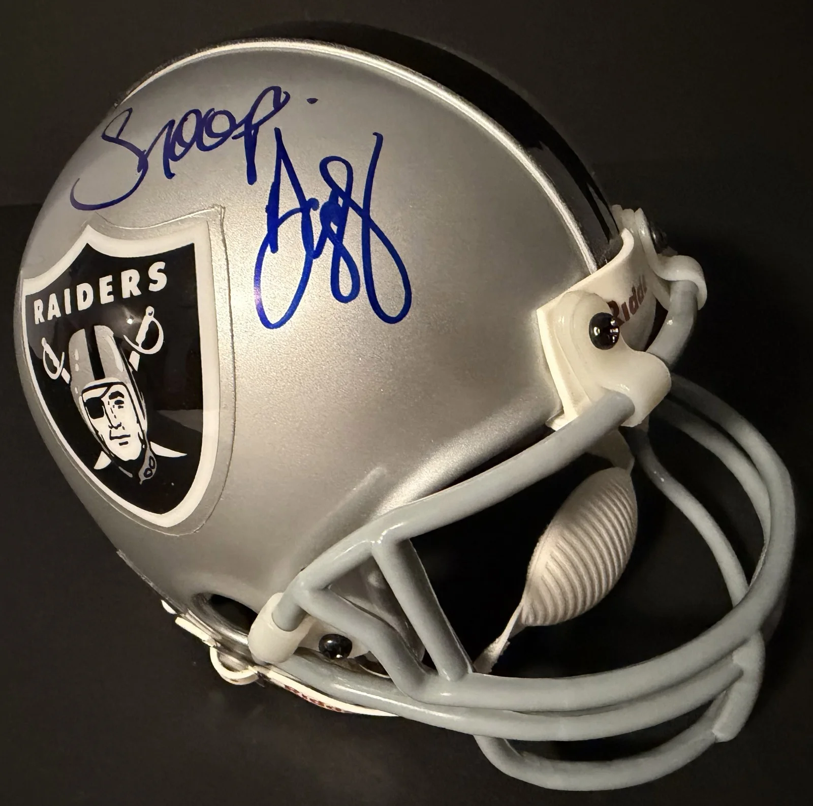 Snoop Dogg SIGNED RAIDERS MINI HELMET JSA COA RARE AUTOGRAPHED, изображение 4