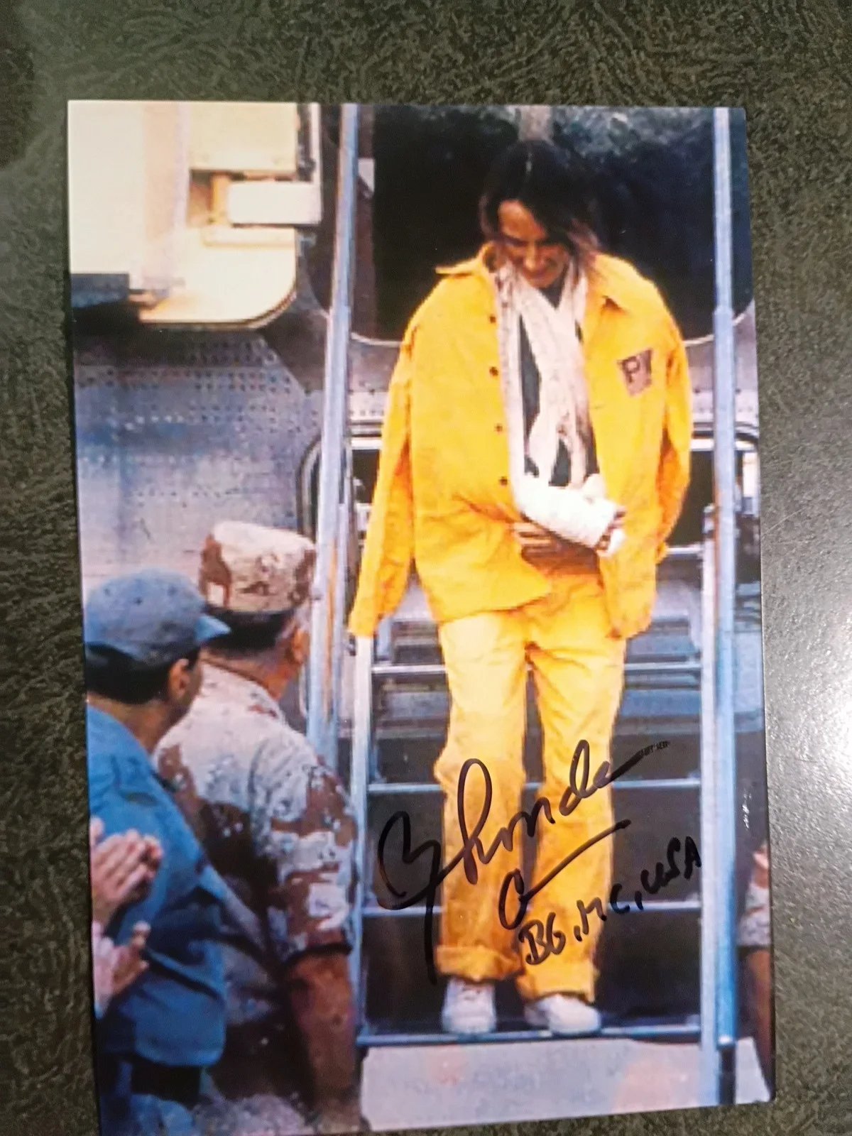 JILLIAN BARBERIE — RHONDA CORNUM Hand Signed Autograph 4X6 Photo FEMALE ARMY OFFICER - IRAQ WAR POW