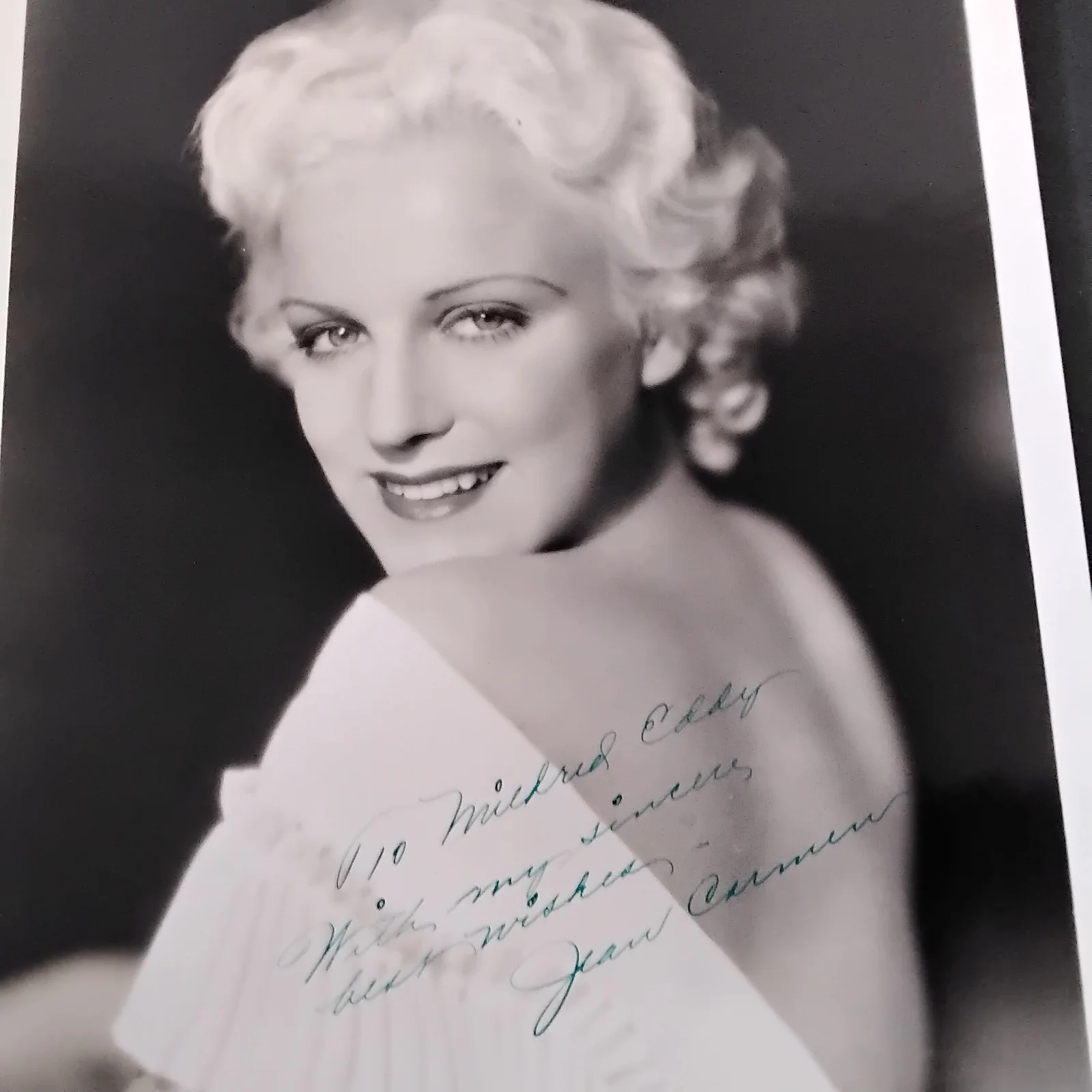 Jean Carmen SIGNED 1934 Photo 30s Film Actress 3 Stooges Born to Battle Westerns, изображение 3
