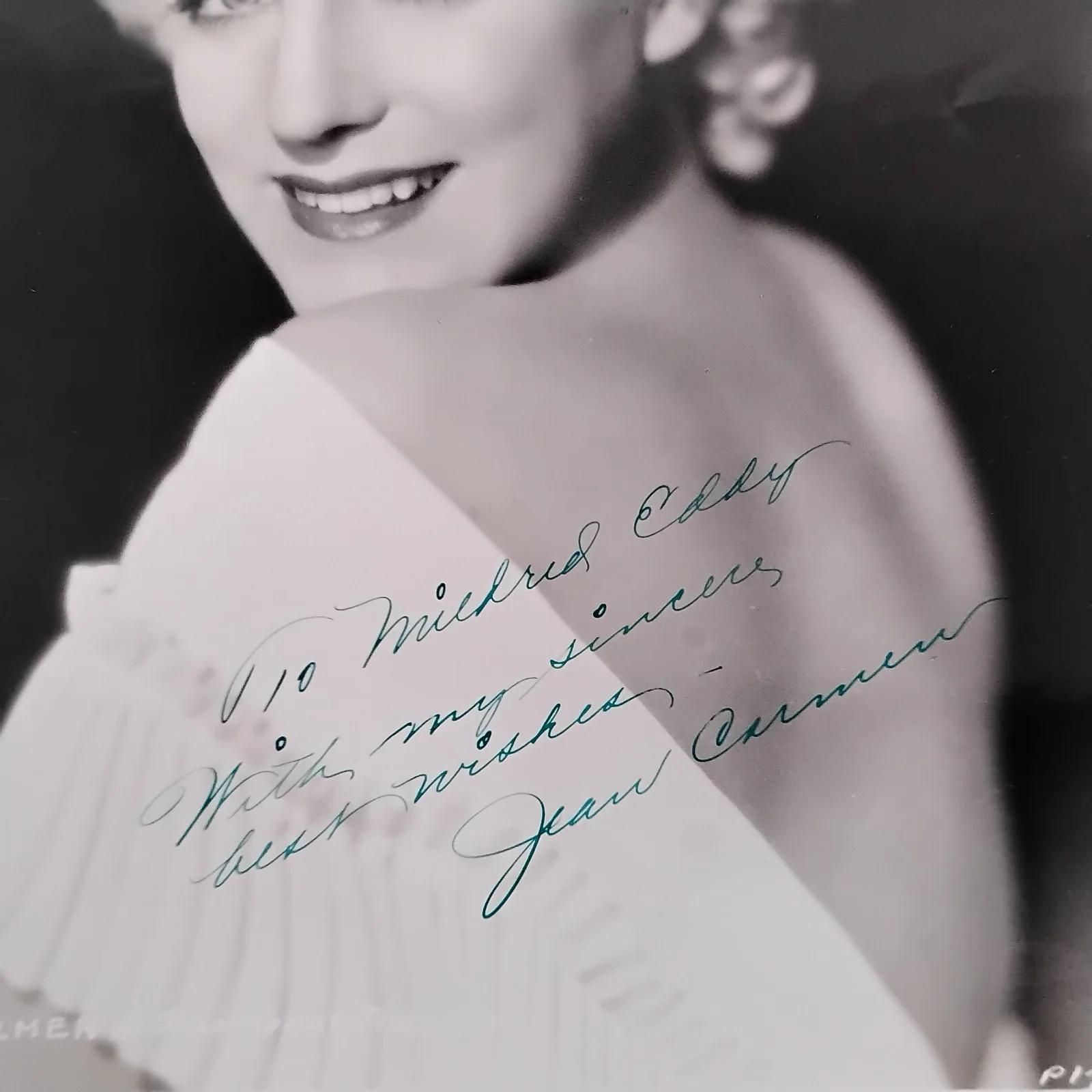 Jean Carmen SIGNED 1934 Photo 30s Film Actress 3 Stooges Born to Battle Westerns, изображение 4