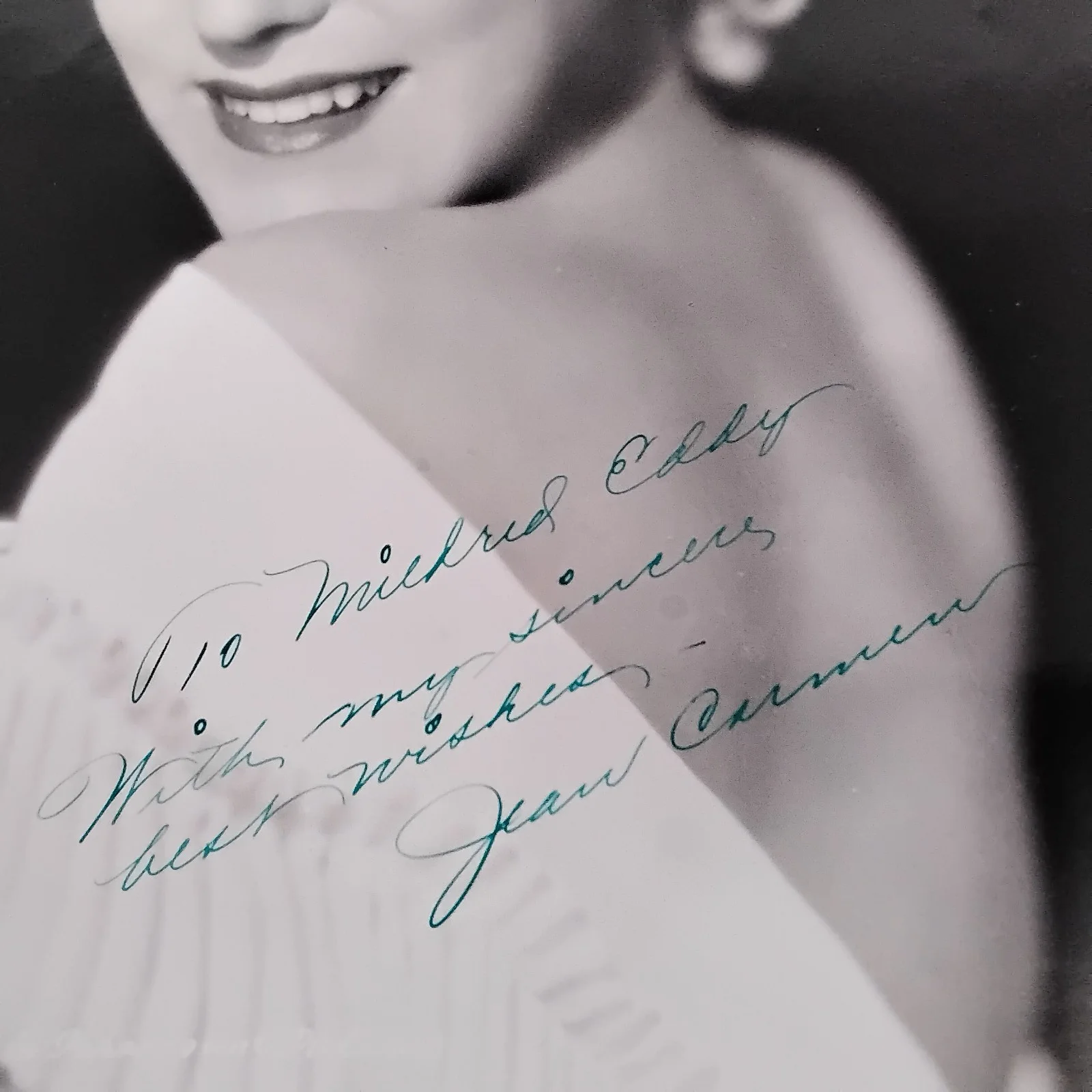Jean Carmen SIGNED 1934 Photo 30s Film Actress 3 Stooges Born to Battle Westerns, изображение 5