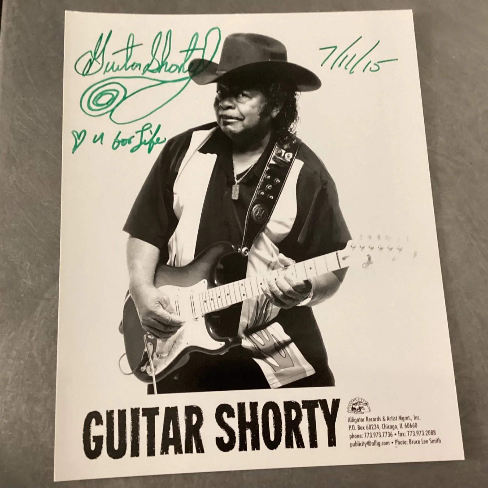GUITAR SHORTY Signed Promo Photo Autographed 8x10 Blues, изображение 3