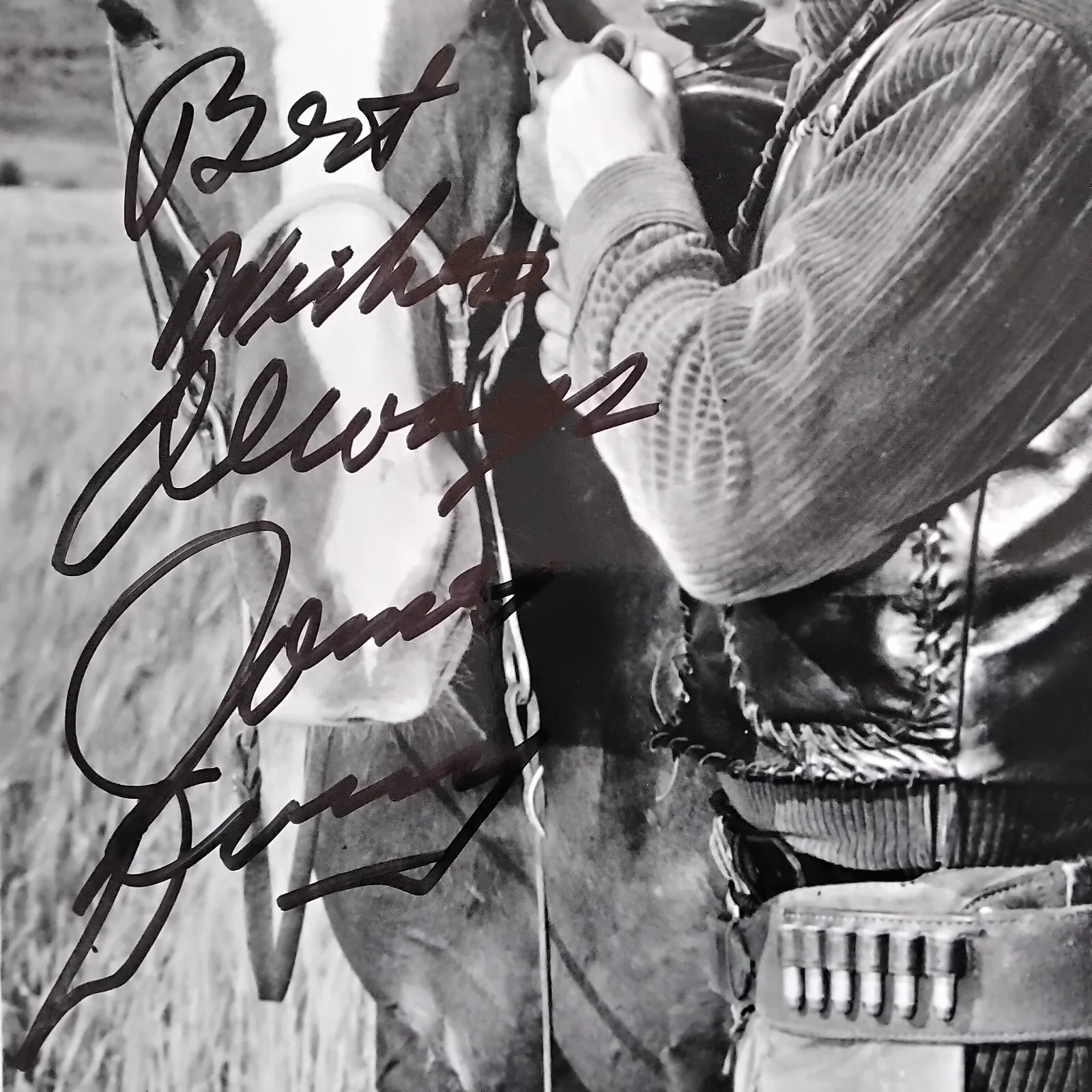 James Drury SIGNED Photo 60s TV Film Actor The Virginian Elvis Love Me Tender, изображение 3