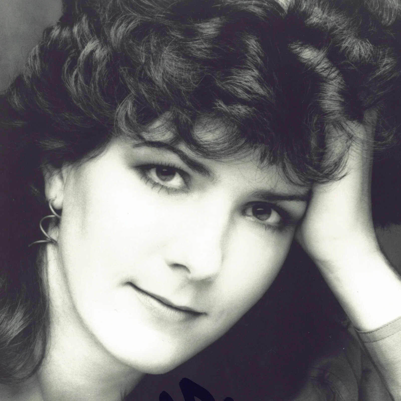 Kathy Mattea Signed Autographs 8x10 B&W PolyGram Records Promo Photo VTG, изображение 4