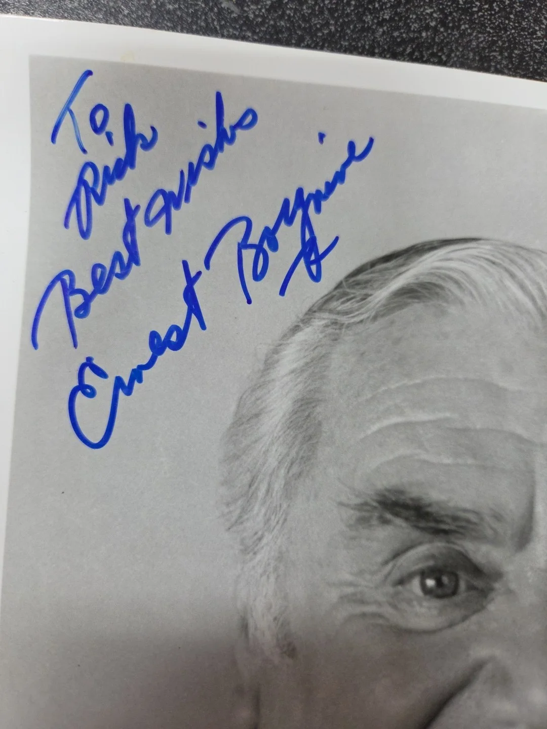 Signed Ernest Borgnine 8x10 Photo, image 2