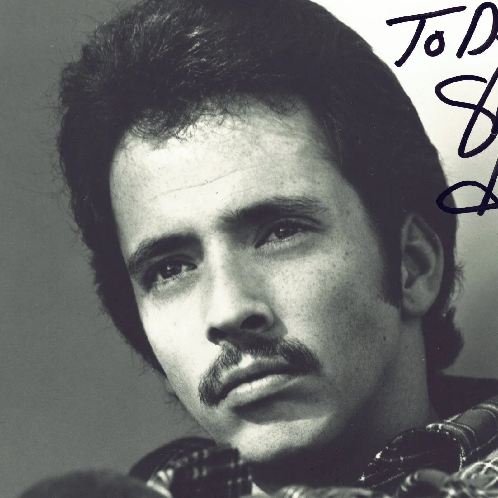 Marty Haggard Signed Autographs 8x10 B&W MTM Records Promo Photo VTG, изображение 3