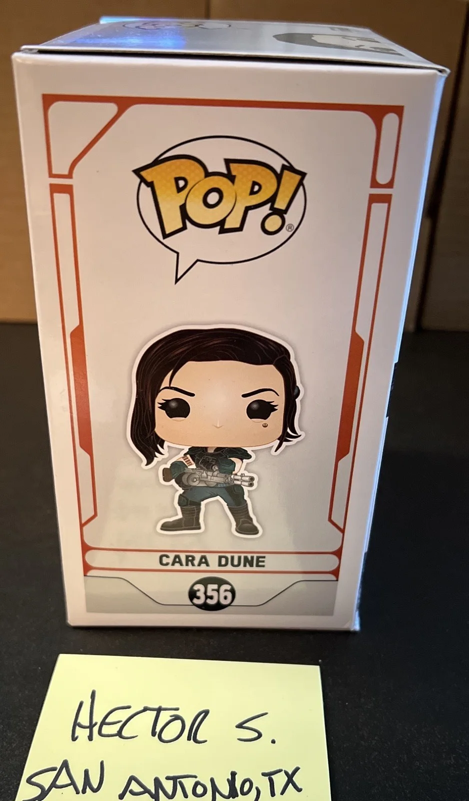 GINA CARANO — Gina Carano Signed Cara Dune Funko Pop #356 FYE JSA Quote Auto AZ50606, изображение 5