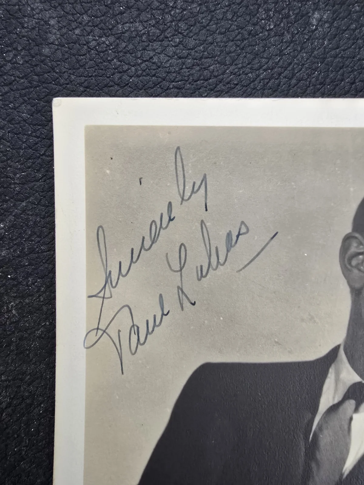 Paul Lukas SIGNED DW Photo 40s Movie Actor Watch On The Rhine Bette Hitchcock, изображение 2