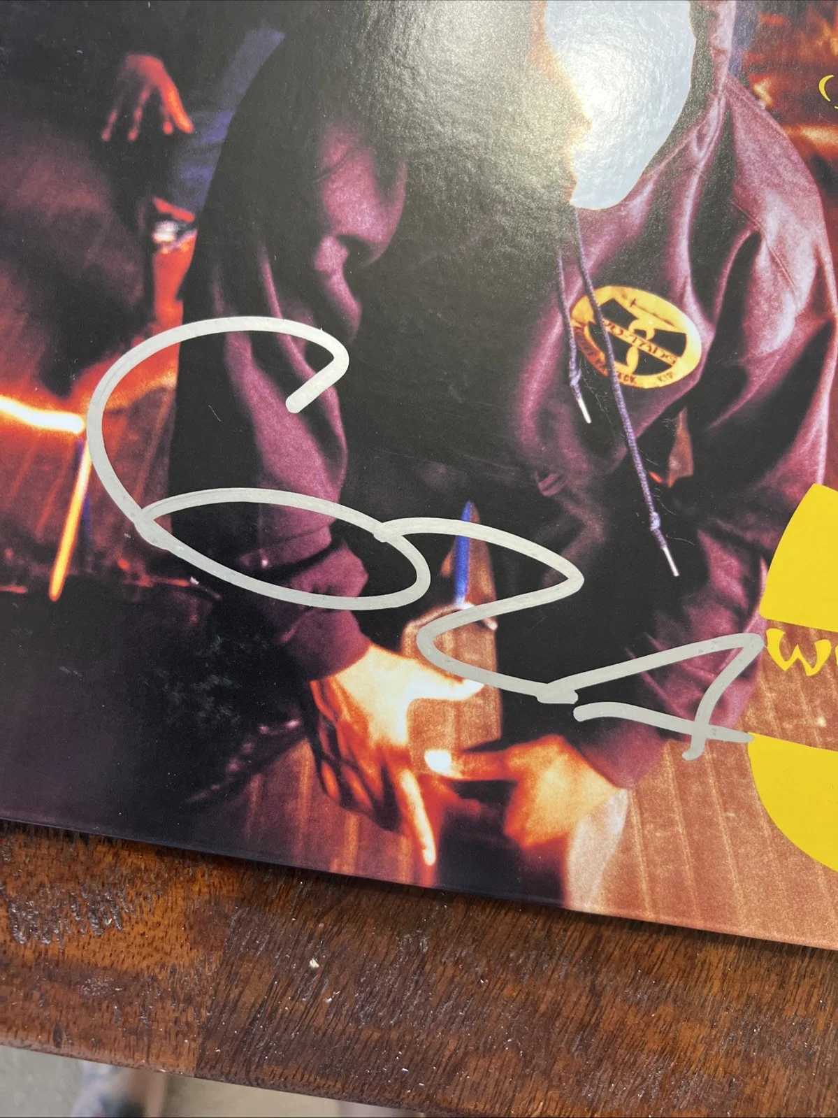 GZA Signed Enter The Wu Tang Vinyl LP Record JSA Coa Autographed, изображение 2