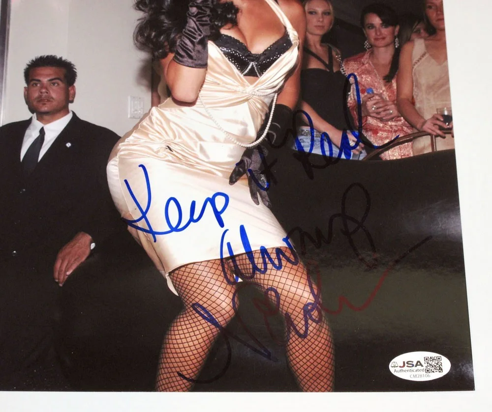 NICOLE SCHERZINGER — Nicole Scherzinger signed "PUSSYCAT DOLLS" 8x10 Photo RARE Inscription JSA COA, изображение 5