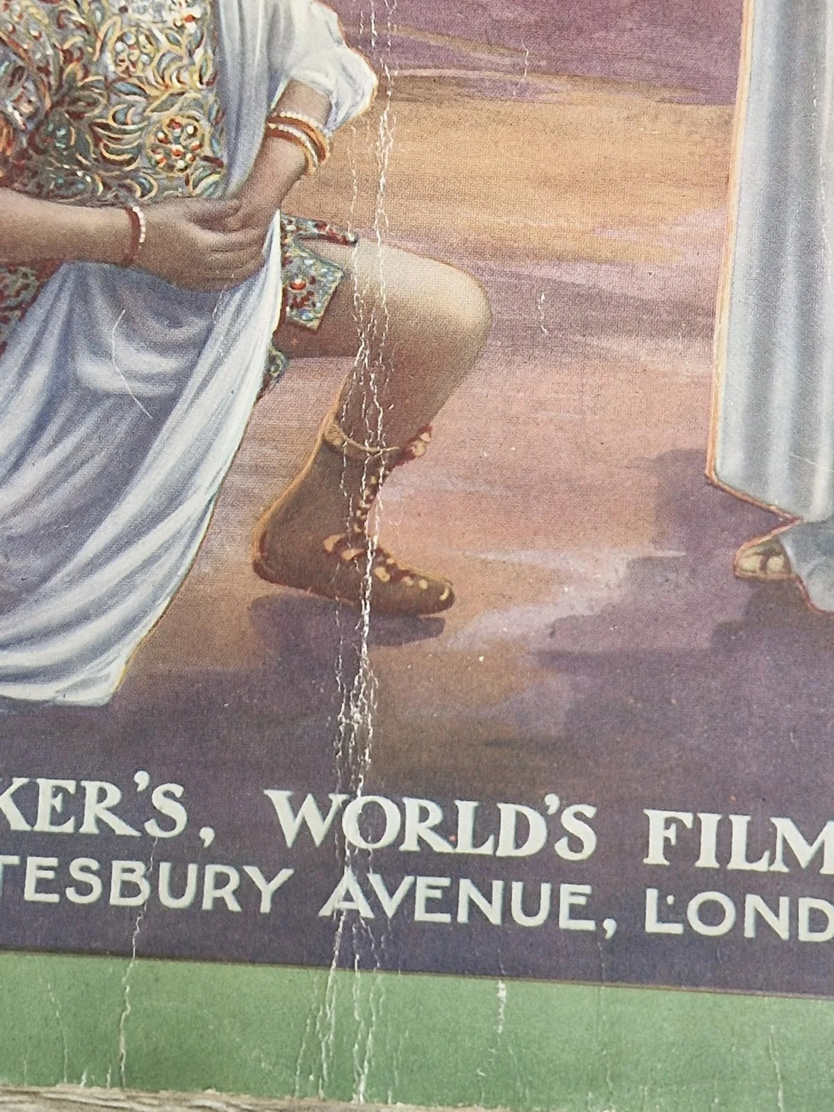 RARE 1914 SILENT FILM PROGRAMME "SIGN OF THE CROSS" J.D.WALKER'S, изображение 2