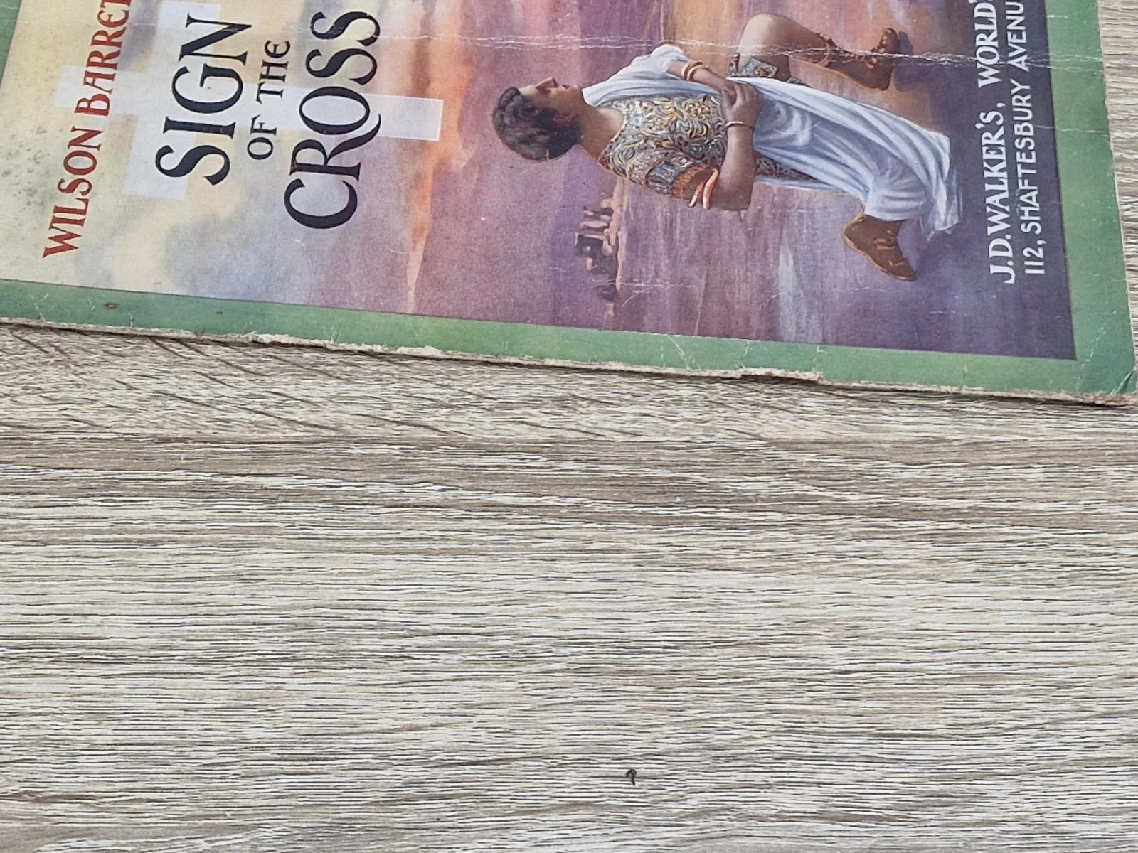 RARE 1914 SILENT FILM PROGRAMME "SIGN OF THE CROSS" J.D.WALKER'S, изображение 3