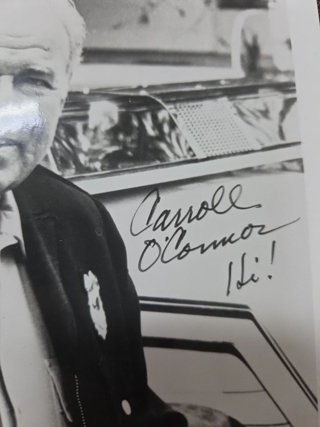 Carroll O Connor — Autographed Signed Carroll O'Connor picture, image 2