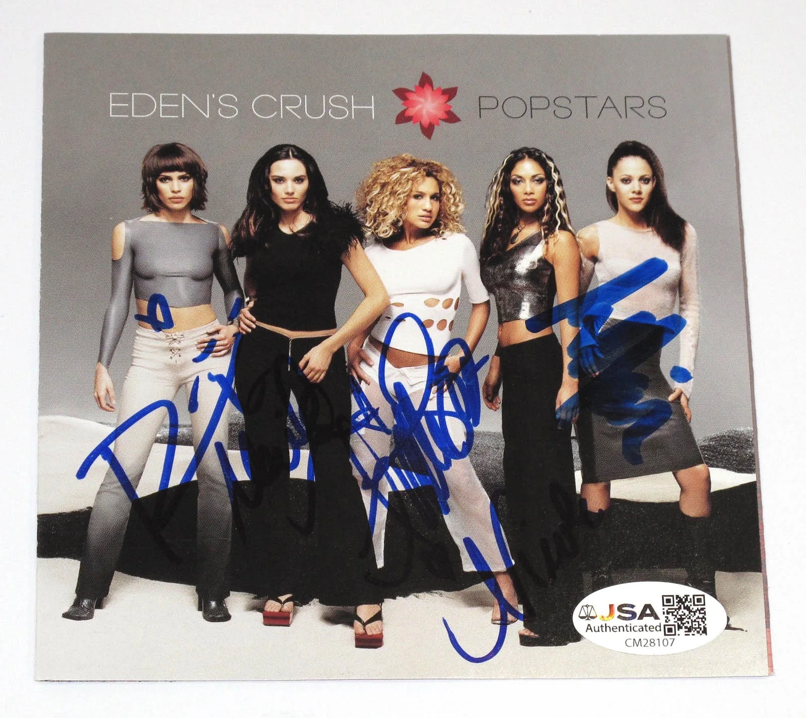 NICOLE SCHERZINGER, EDEN'S CRUSH — Nicole Scherzinger EDEN'S CRUSH signed "POPSTARS" CD Booklet ALL 5 JSA COA Rare, изображение 4