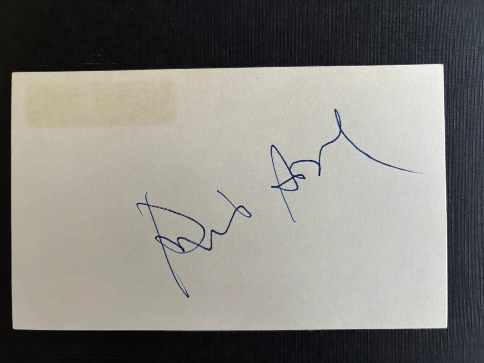 David Soul — David Soul Autographed Index Card COA JSA Salems Lot Starsky And Hutch Actor