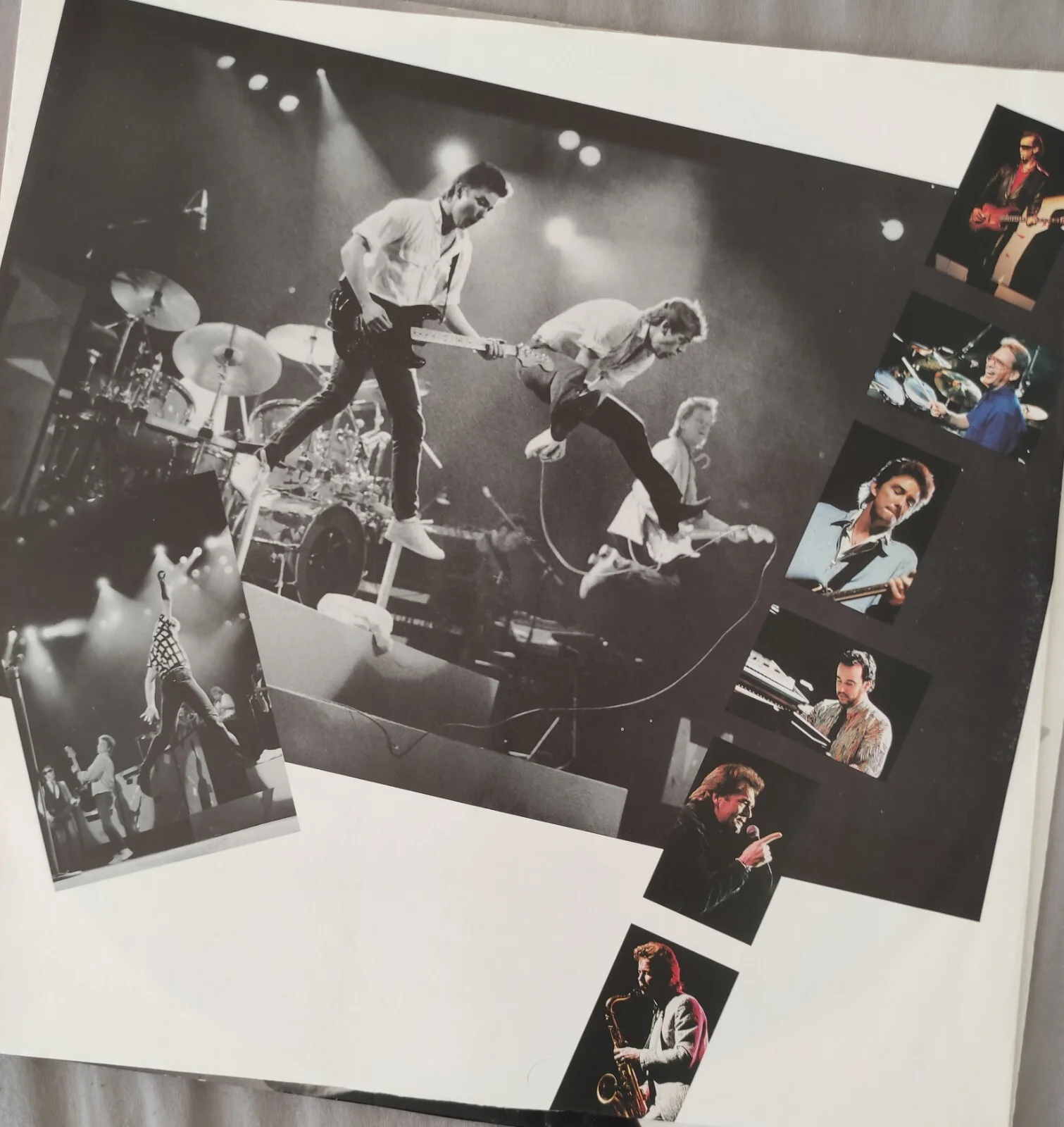 HUEY LEWIS Signed Autograph Album Record LP ( Small World ), изображение 4