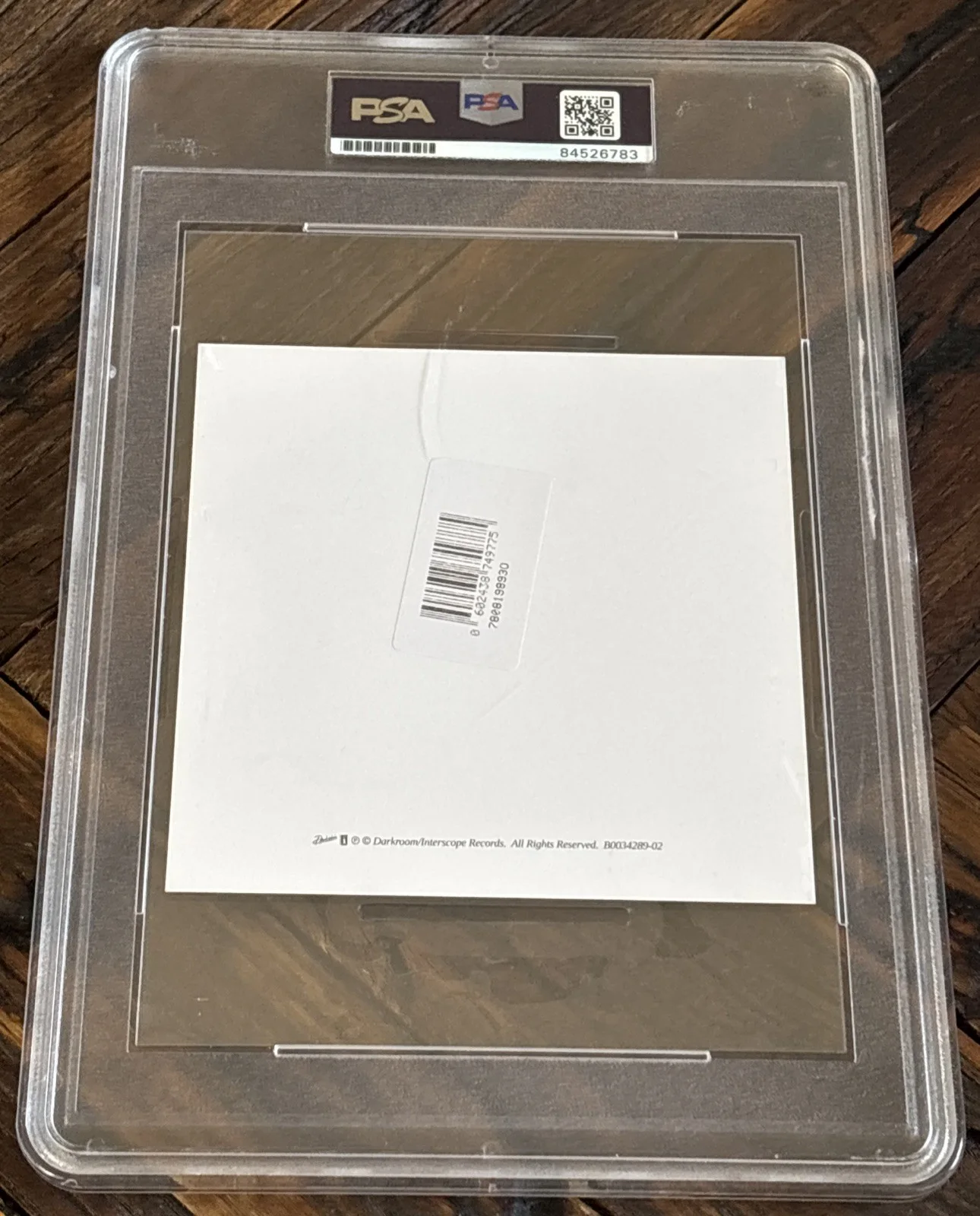 Billie Eilish Signed Happier Than Ever Art Card PSA Encased Authentic Autograph, image 4