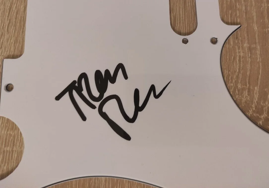 TRENT REZNOR Signed Autographed Guitar PickGuard, image 2
