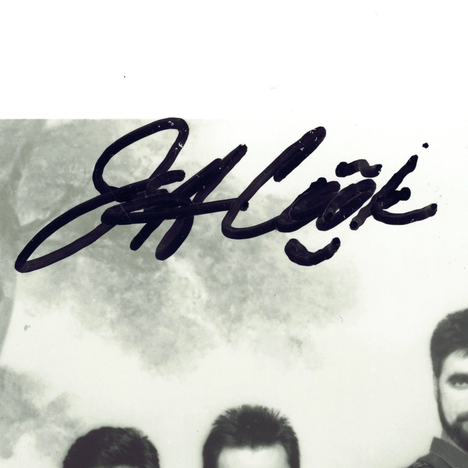 Alabama Country Band all 4 members Signed Autographs 8x10 B&W Promo Photo VTG, изображение 2