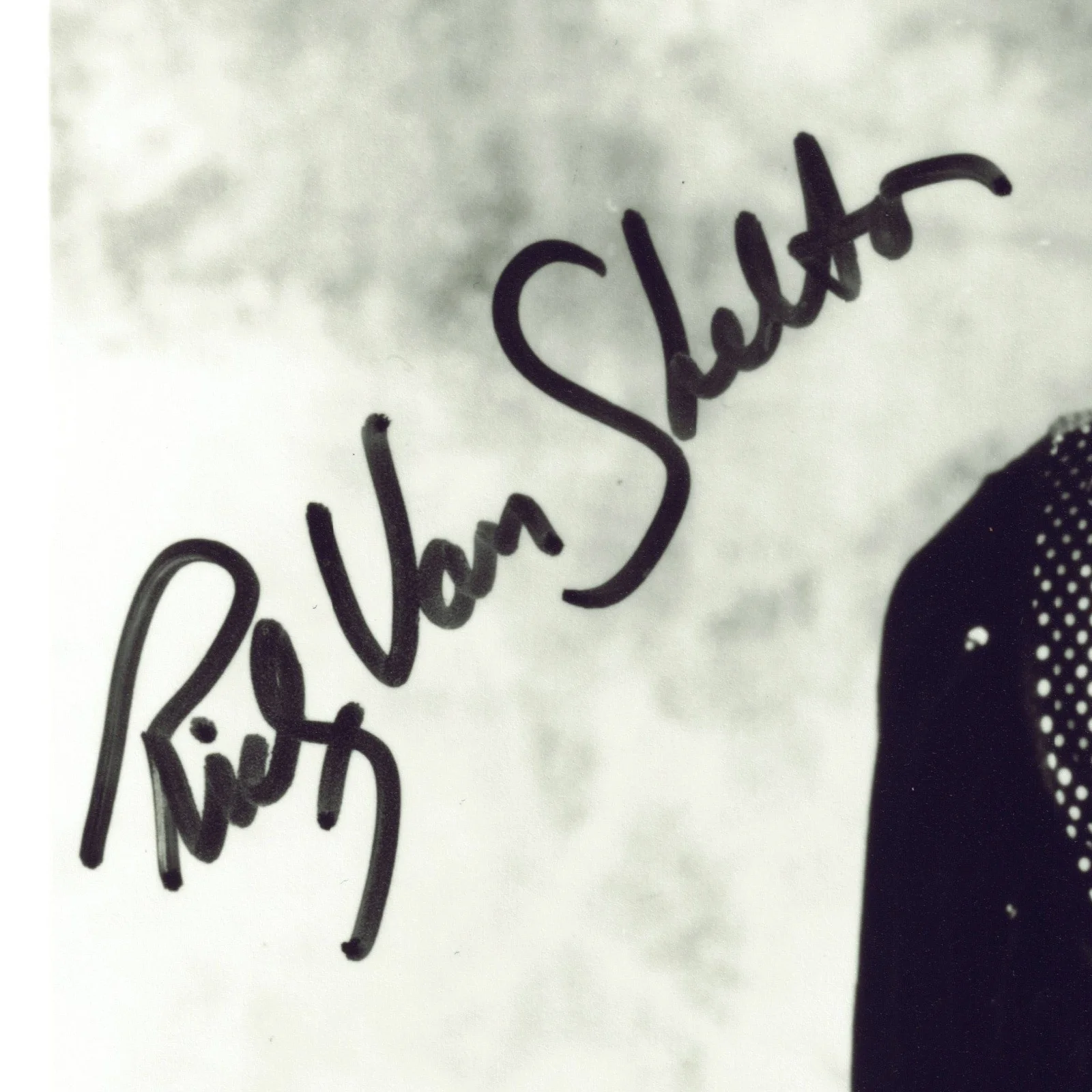 Ricky Van Shelton Signed Autograph 8x10 B&W Fan Club Promo Photo 1990 Vintage, изображение 2