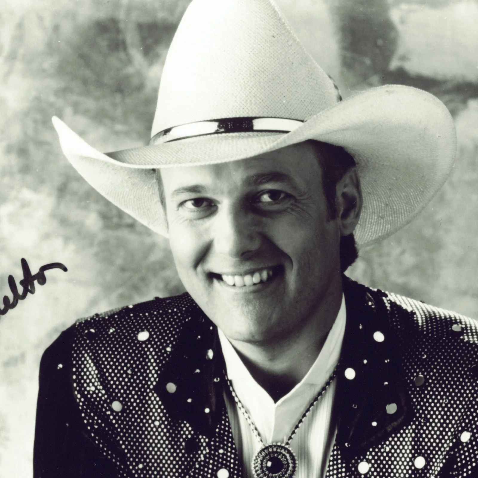 Ricky Van Shelton Signed Autograph 8x10 B&W Fan Club Promo Photo 1990 Vintage, изображение 4