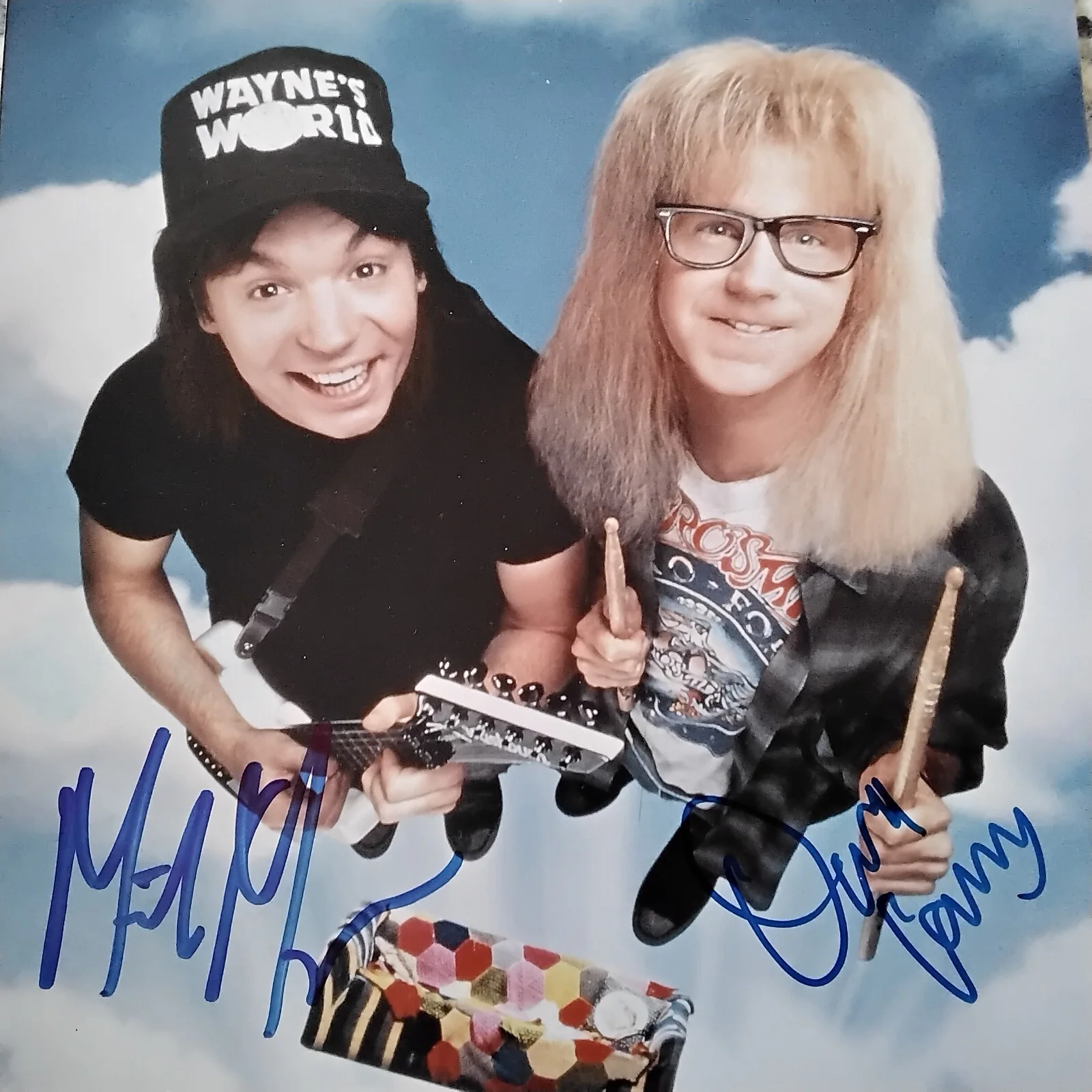 Mike Myers & Dana Carvey SIGNED Photo Movie TV Actors Wayne's World SNL Comedy, изображение 2