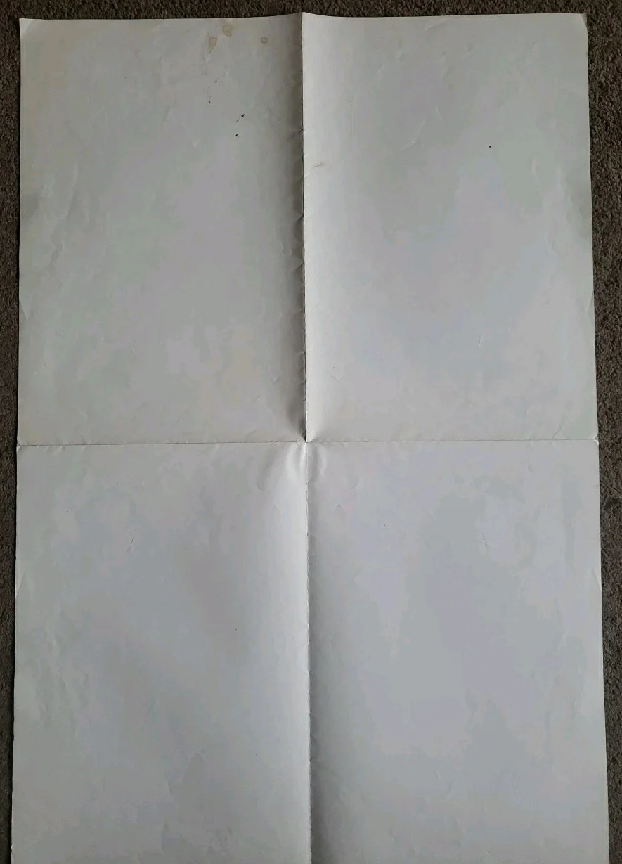 Original 1984 GREMLINS UK Video Store Film Poster A2 Very Good Folded Con, image 5