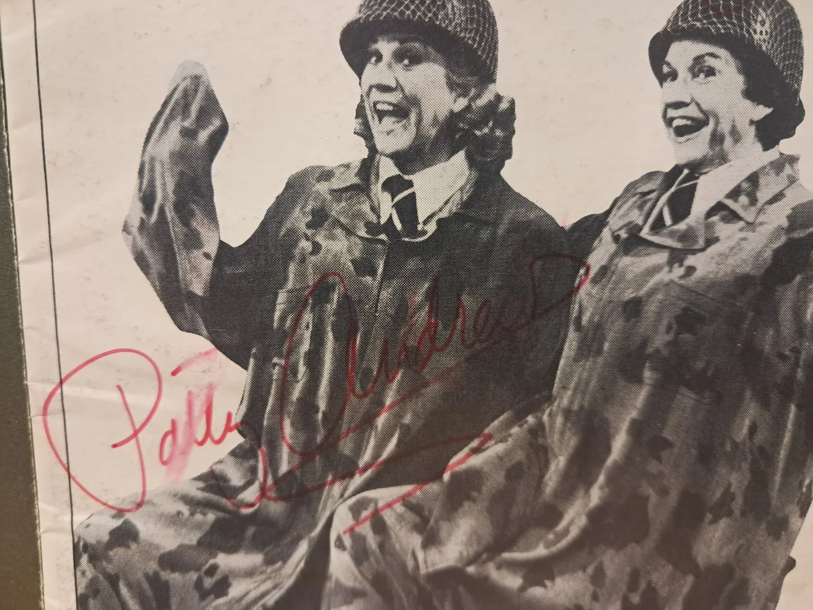 Over Here! Signed Original Playbill Cover: autographed by both sisters, image 2