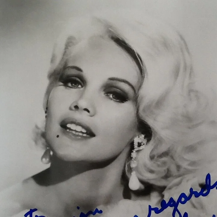 Carroll Baker SIGNED 8x10 Photo as Jean Harlow Sexy 60s Actress Baby Doll, изображение 4