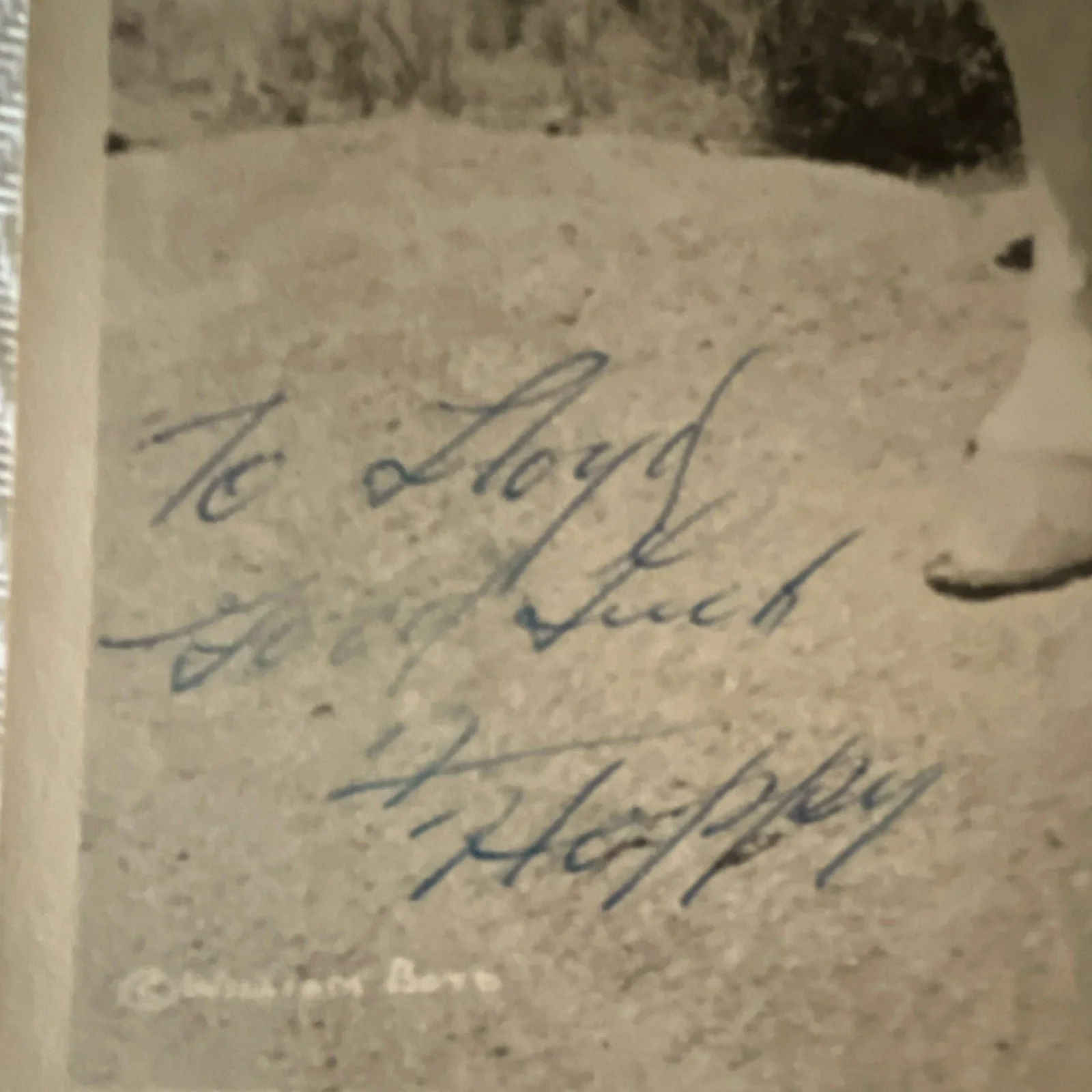 Clayton Moore — William Boyd-Hopalong Cassidy- Signed Autographed B&W Original 8 x 10 Photo,, image 2