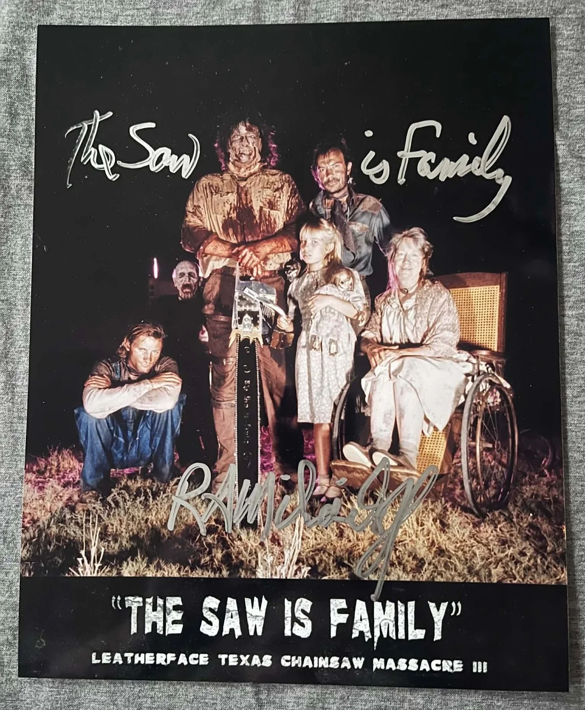 R.A. Mihailoff — TCM III Leatherface R.A. Mihailoff Autographed Signed 8X10 Photo W/Provenance